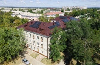 Slobozhanske Hospital's solar installation